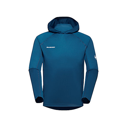 Mammut Selun FL Sun Hoodies - Mens, Deep Ice, Large, 1016-01420-50550-115