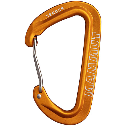 Mammut Sender Wire Carabiner, Gold, One size, 2040-02780-1171-1