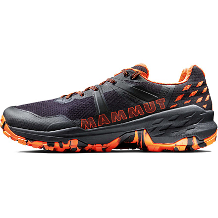 Mammut Sertig II Low Hiking Shoes - Mens, Black/Vibrant Orange, US 8.5, 3030-04300-00533-1075