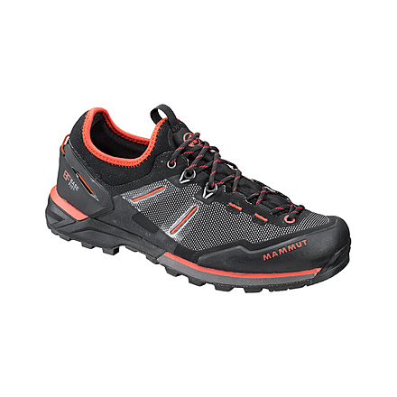 Mammut Alnasca Knit Low Boot - Women's, Black/Dark Barberry, 6.5, 3020-06060-00092-1050