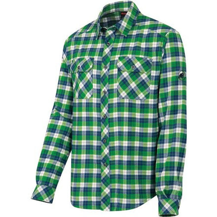 Mammut Shepody Shirt Long - Men's-Amazon/White-Large
