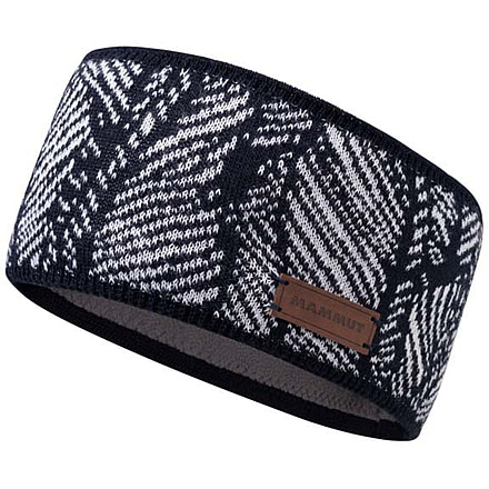 Mammut Snow Headband, Marine/White, One Size, 1191-00450-5899-1
