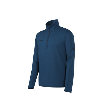 Snow Zip Longsleeve - Mens-Space-XX-Large