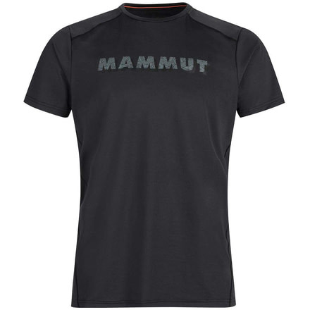 Mammut Splide Logo T-Shirt - Mens, Black, Extra Large, 1017-00222-0001-116