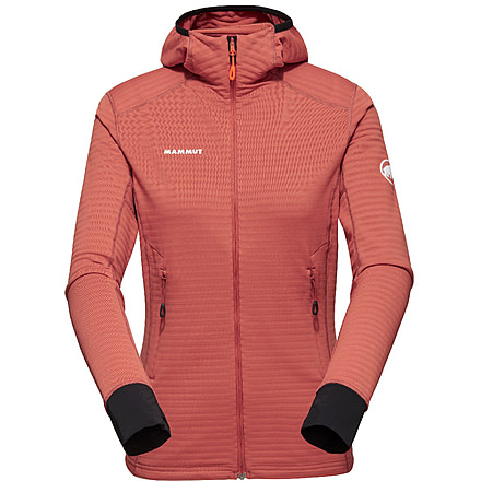Mammut Taiss Light ML Hooded Jacket - Womens, Brick/Black, Small, 1014-04540-3007-113