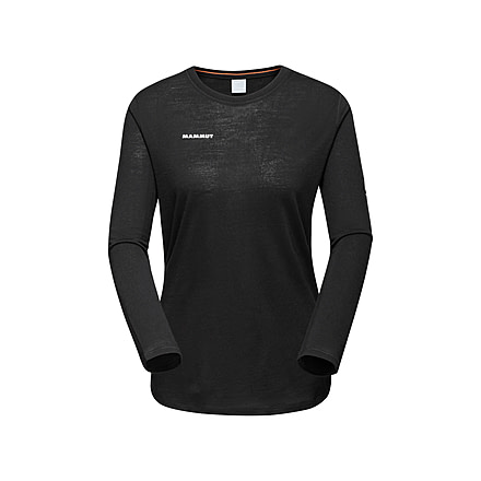 Mammut Tree Wool FL Longsleeve T-Shirt - Womens, Black, XXL, 1016-01700-0001-117