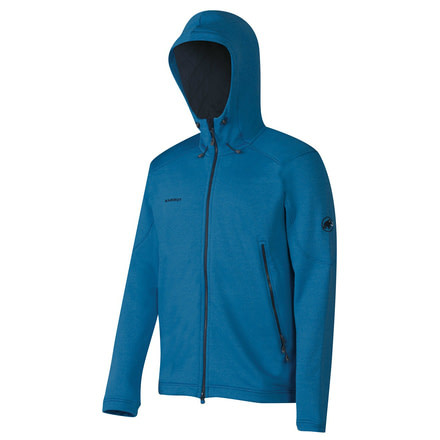 Trift Hooded Midlayer Jacket - Mens-Dark Cyan-Medium