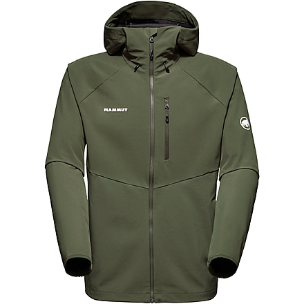 Mammut Ultimate Comfort SO Hooded Jacket - Mens, Dark Marsh, Medium, 1011-01910-40284-114