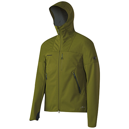 Mammut Ultimate Hoody - Men's-Aloe/Titanium-Small