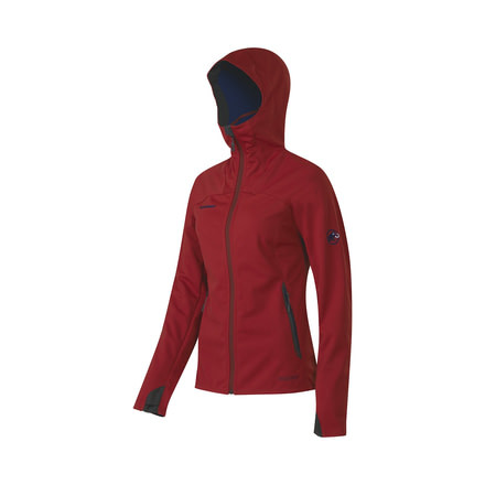 Mammut Ultimate Hoody-Women's-Small-Carmine/Indigo