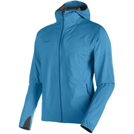 Mammut Ultimate Light SO Hooded Jacket - Men's-Atlantic-X-Large
