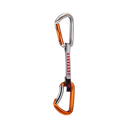 Mammut Wall Key Lock Express Set Straight Gate/Bent Gate, Straight Gate/Bent Gate, Silver-Orange, 10 cm, 2040-01711-31170-10