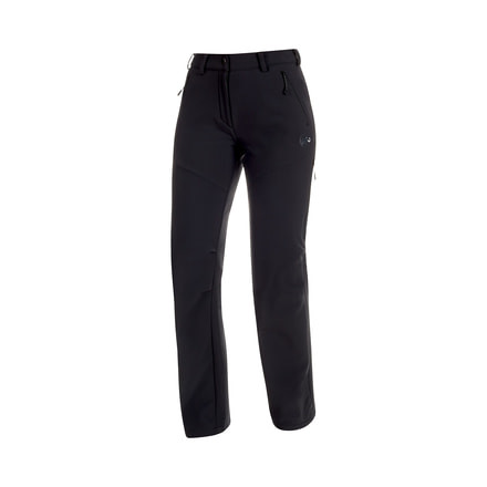 Mammut Winter Hiking Softshell Pants - Womens, Black, 6, Regular Inseam, 1021-00320-0001-36-10