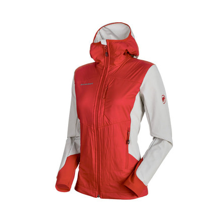 Mammut Womens Foraker IN Light Hooded Jacket, Magma-Marble, Extra Small, 1010-23140-3472-112