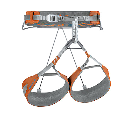 Mammut Zephir Alpine Climbing Harness-Dark Orange/Cyan-Large