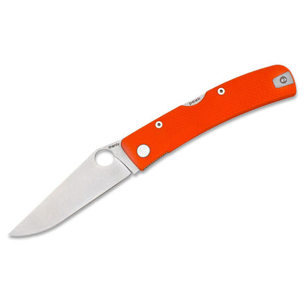 Manly Peak CPM-S90V Folding Knife, Orange, Small, 01ML018US
