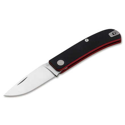Manly Wasp CPM-S-90V Folding Knife, Red/Black, Small, 01ML054