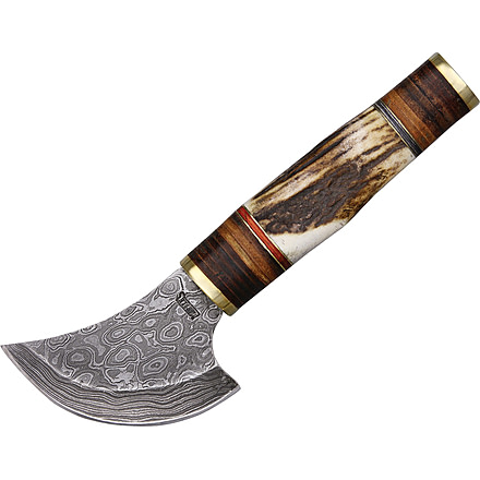Marbles Damascus Tundra Ulu Knife, 8 1/8in. MR812D