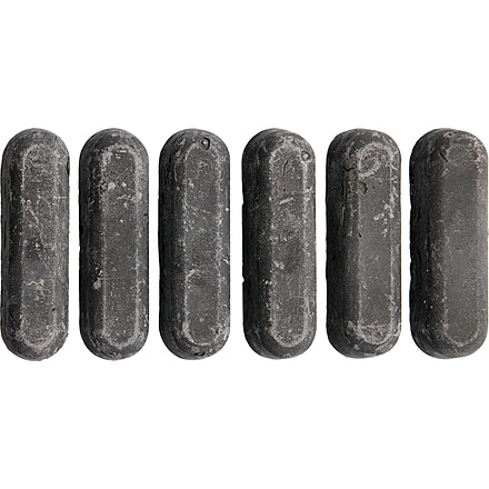 Marbles Emery Compound, Six Pieces, Fast Cutting Action, Removes Rust Scale, Carbon, Heavy Tarnish, Black, J-155