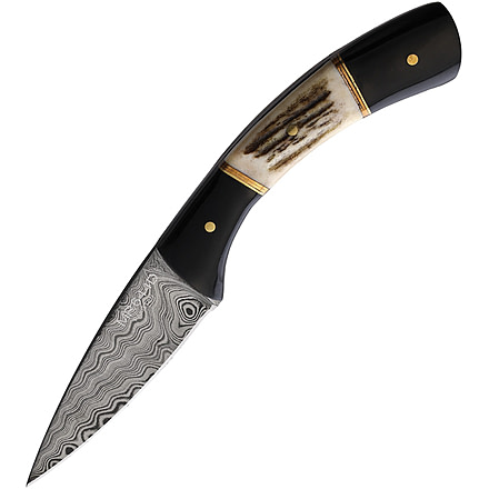 Marbles Fixed Blade Stag Damascus