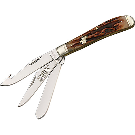 Marbles Hunters Three Blade Knife, 3 7/8in. Closed MR301
