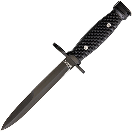 Marbles M-7 Combat Knife Fixed Blade Knife, 6.5in, Black, Composition Handle MR552