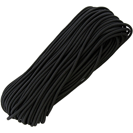 Marbles Military Spec Paracord, BLACK, RG1164H