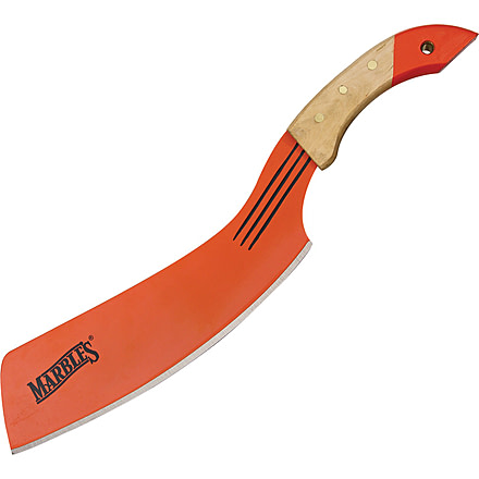 Marbles Parang Fixed Blade Knife, 13.75in, Carbon Steel, Natural, Wood Handle MRPAR20