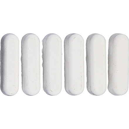 Marbles Rouge Compound, Six Pieces, Medium Cut/Color, Use On Chromium, SS, Brass, Aluminum, J-154