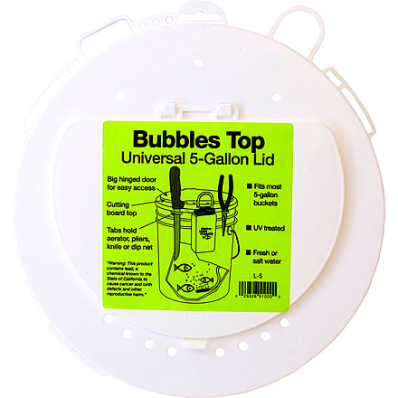 Marine Metal Bubbles Top 5 Gal Universal Lid With Tabs, L-5