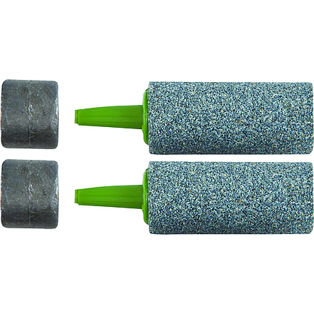 Marine Metal Glass Bead Air Stones Weighted, Pair, AS-01