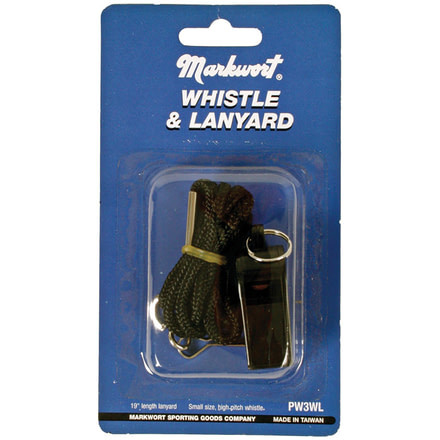 Markwort Whistle W/lanyard Black PW3WLB
