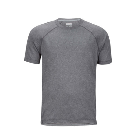 Marmot Accelerate Short Sleeve T-Shirt - Mens, Grey Storm Heather, Extra Large 53550-1870-XL