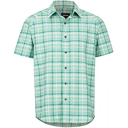 Marmot Agrozonda Short Sleeve Shirt - Mens, Pond Green, 2XL, 42190-4570-XXL