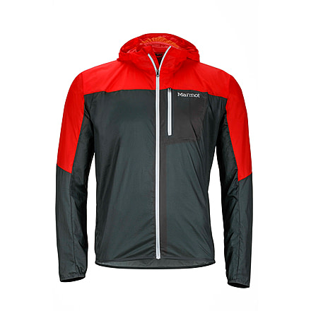 Marmot Air Lite Jacket - Men's-Dark Zinc/Scarlet Red-Small