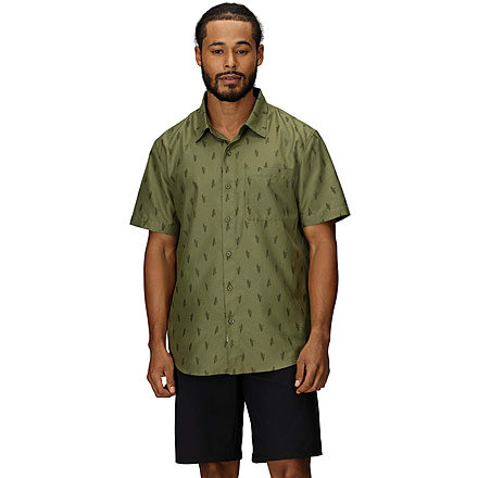Marmot AirExchange Novelty SS Shirt - Mens, Olive Grove Leaf, M, M16475-42055M