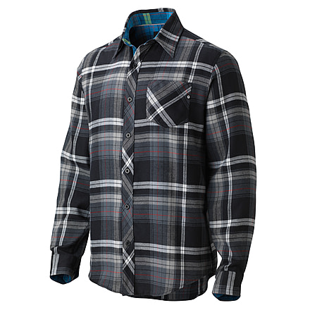 Marmot Anderson Flannel Long Sleeve - Men's-Black-Medium