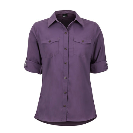 Marmot Annika Long Sleeve - Womens, Vintage Violet, Large, 56300-7196-L