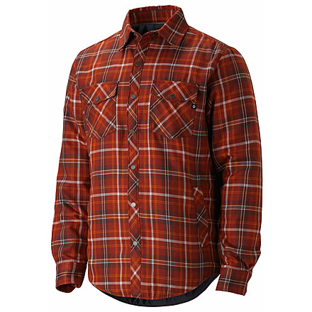 Marmot Arches Insulated Long Sleeve Flannel - Men's-Brick-Large