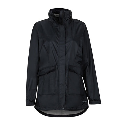 Marmot Ashbury PreCip Eco Jacket - Womens, Black, Large, 36600-001-L