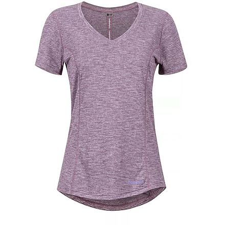 Marmot Aster Short Sleeve Shirt - Women's, Extra Small, Vintage Violet, 47270-7196-XS