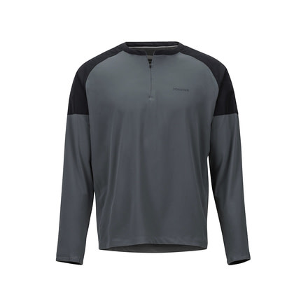Marmot Bowery Long Sleeve - Mens, Slate Grey/Black, Large, 42260-1444-L