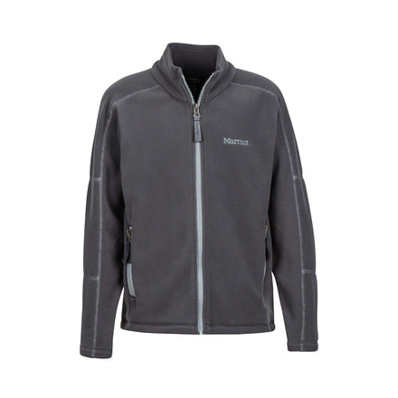 Marmot Boys Lassen Fleece Jacket, Slate Grey, Extra Large 83880-1440-XL