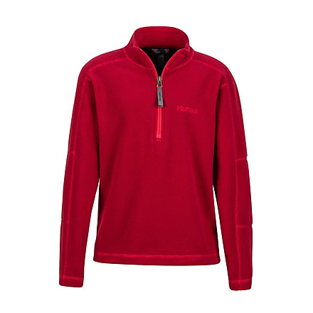 Marmot Boys Rocklin 1/2 Zip Jacket, Sienna Red, L 83960-6005-L