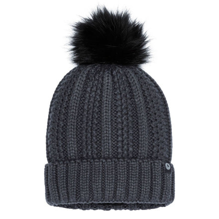 Marmot Bronx Pom Hat - Womens, Dark Steel, One Size, 14760-Dark Steel-ONE-DEMO