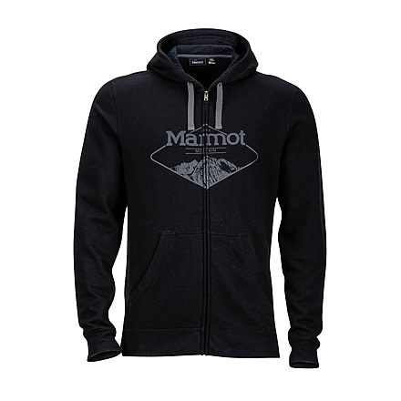 Marmot Burnside Hoody - Men's-Black-Large