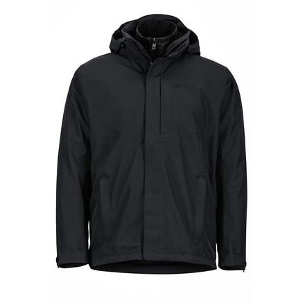 Marmot Castleton Component 3-in-1 Jacket - Men's, Black, 2XL 41120-001-XXL