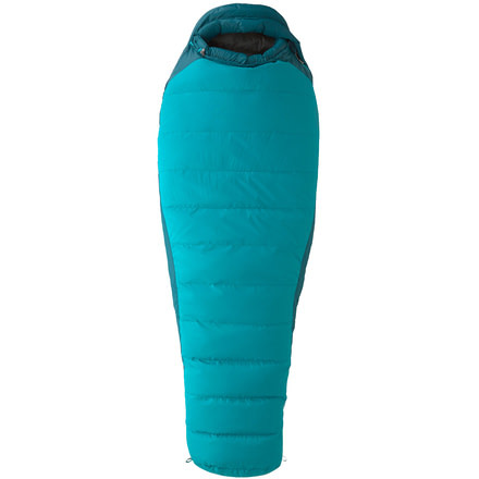 Marmot Celestrum 20 Women's Sleeping Bag 650 Down-Sea Green/Sea Scape-Regular-Left