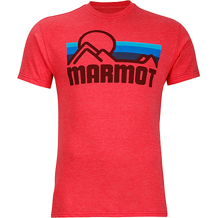 Marmot Coastal Short Sleeve Tee - Men's-True Red Heather-X-Large