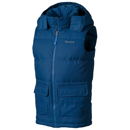 Marmot Demo, Boy's Vancouver Vest, Blue Night, M, 73370-2919-DEMO